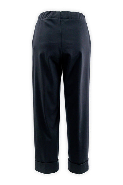 Palazzo trousers in Milanese stitch