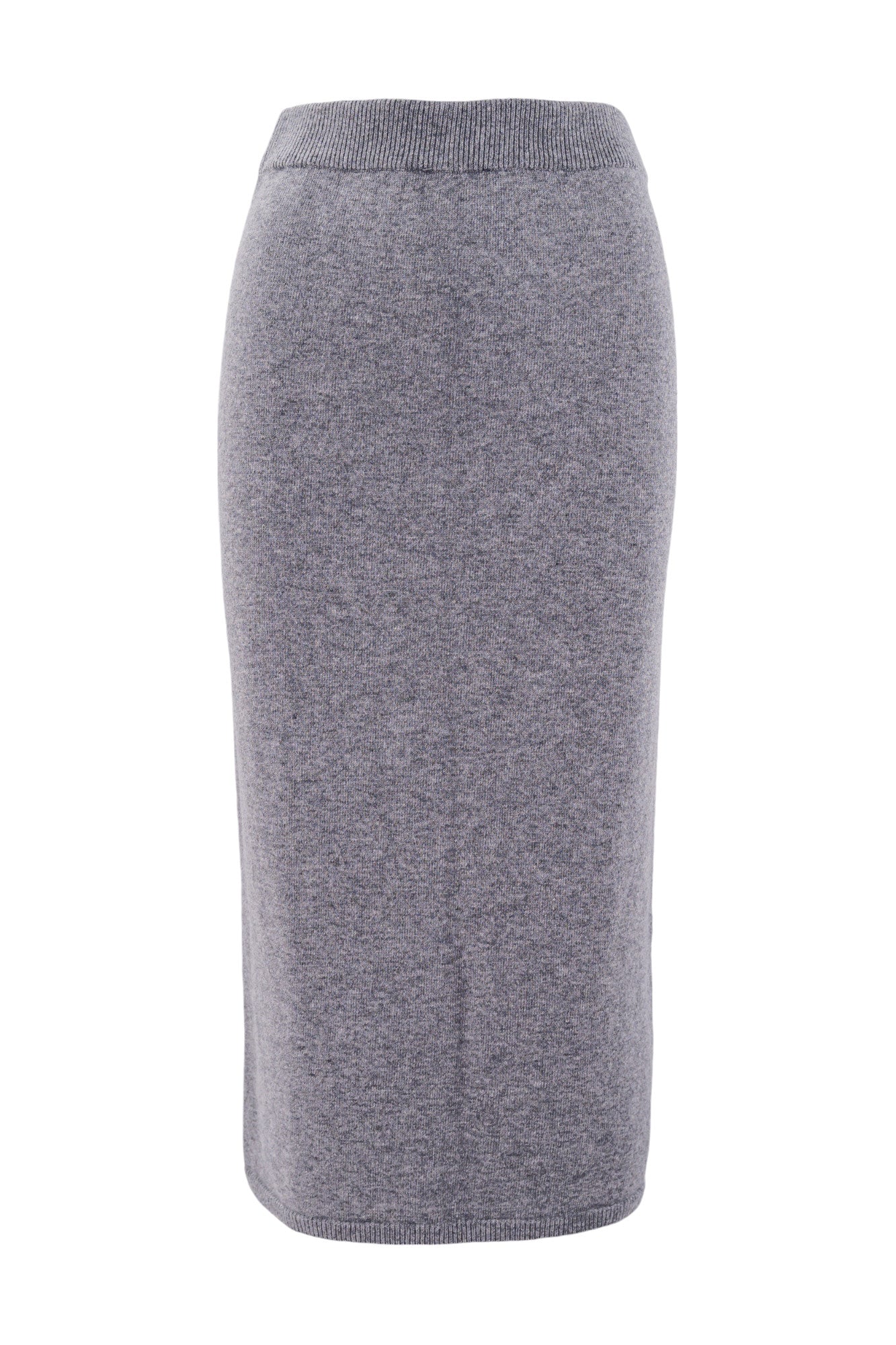 Longuette skirt with cashmere