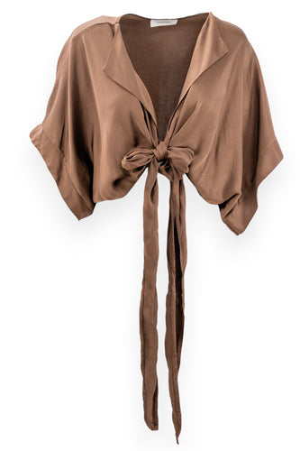 Coprispalle annodabile con manica a kimono