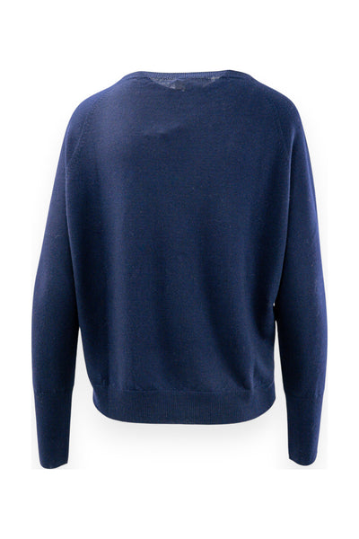 Maglia basica con dettaglio alto posino a costine