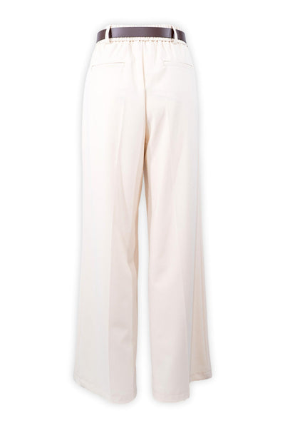 Pantalone palazzo fluido con cintura