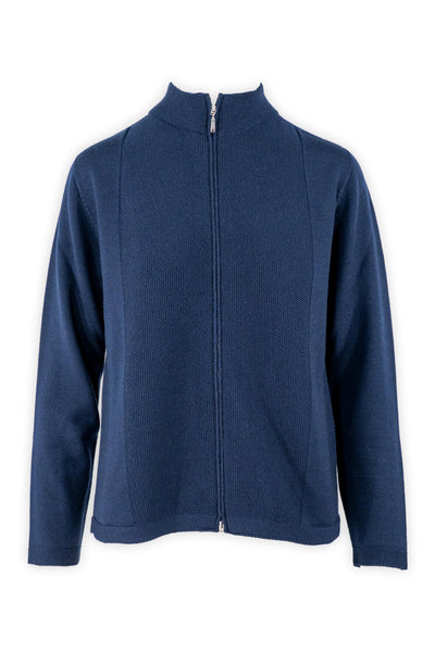 Zip-Up Jacket with Front Detailing