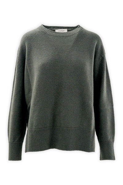 Crewneck in soft wool and cashmere