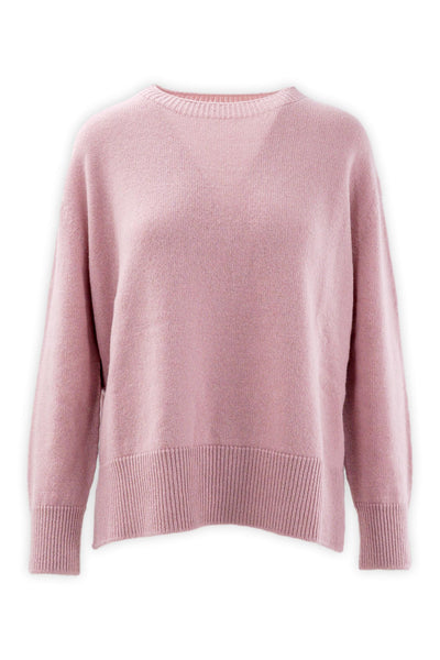 Crewneck in soft wool and cashmere