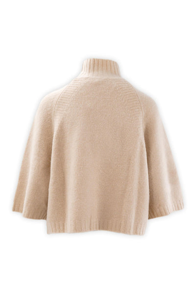 Alpaca crater neck cape