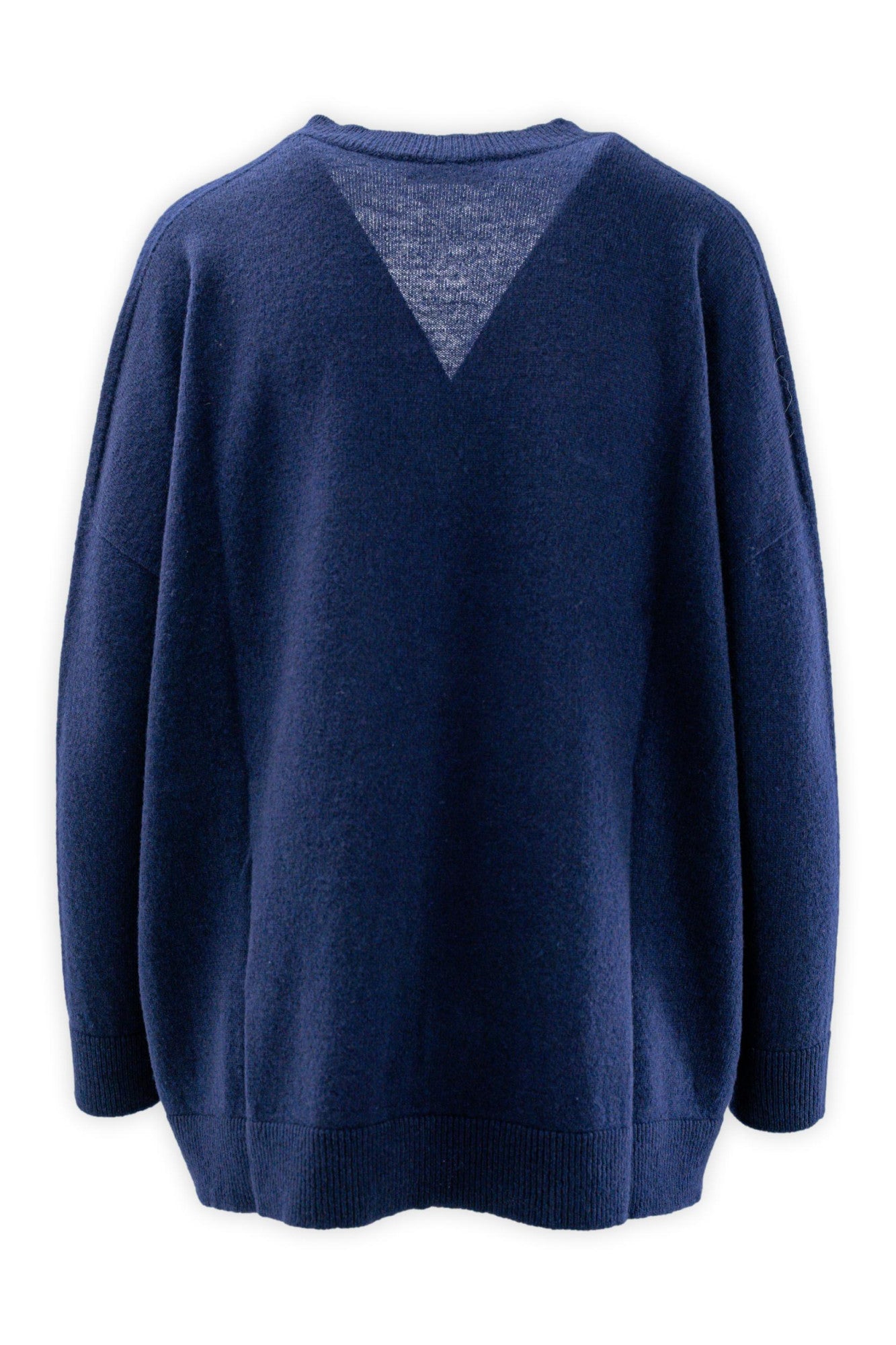 Scollo a V in lana e cashmere linea morbida
