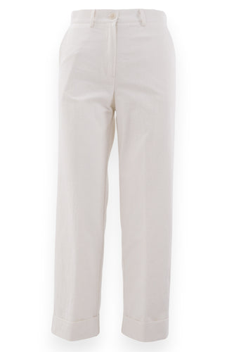Pantalone elegante con balza