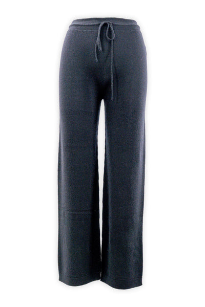 Palazzo trousers with elastic and drawstring