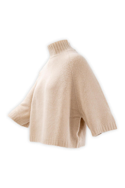 Alpaca crater neck cape