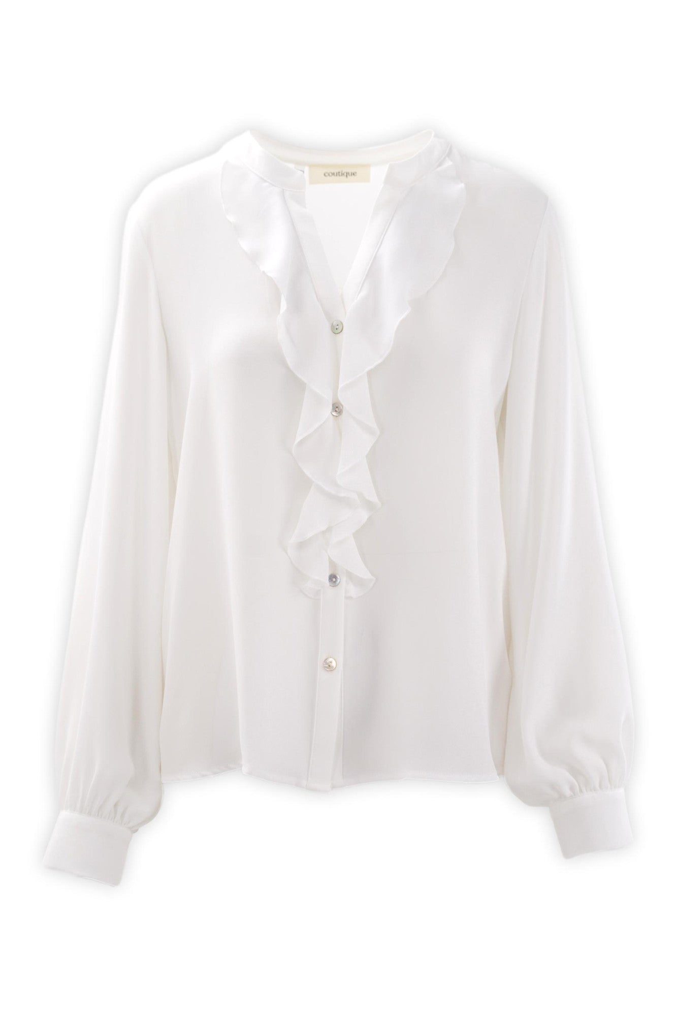 Camicia elegante con jabot