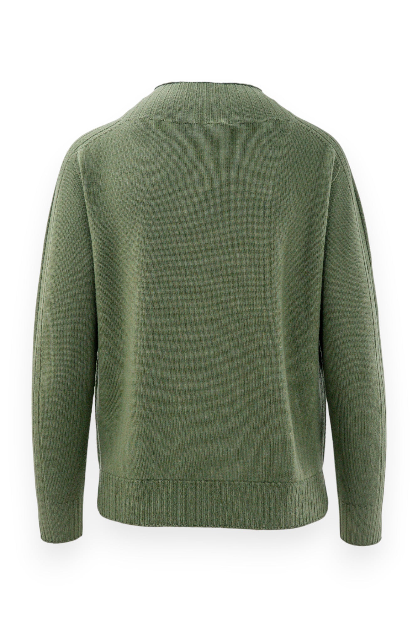 Maglia con collo a lupetto in pura lana