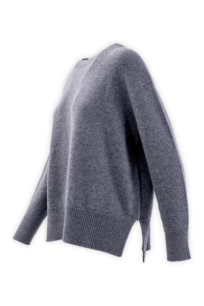 Crewneck in soft wool and cashmere