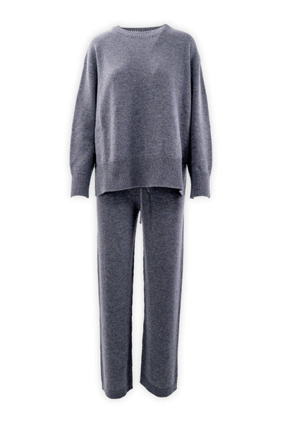 Palazzo trousers with elastic and drawstring