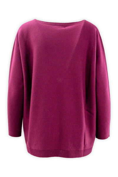 Oversized boat neck with pockets