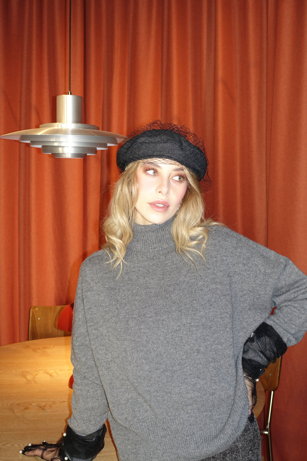 Turtleneck with Cut Out