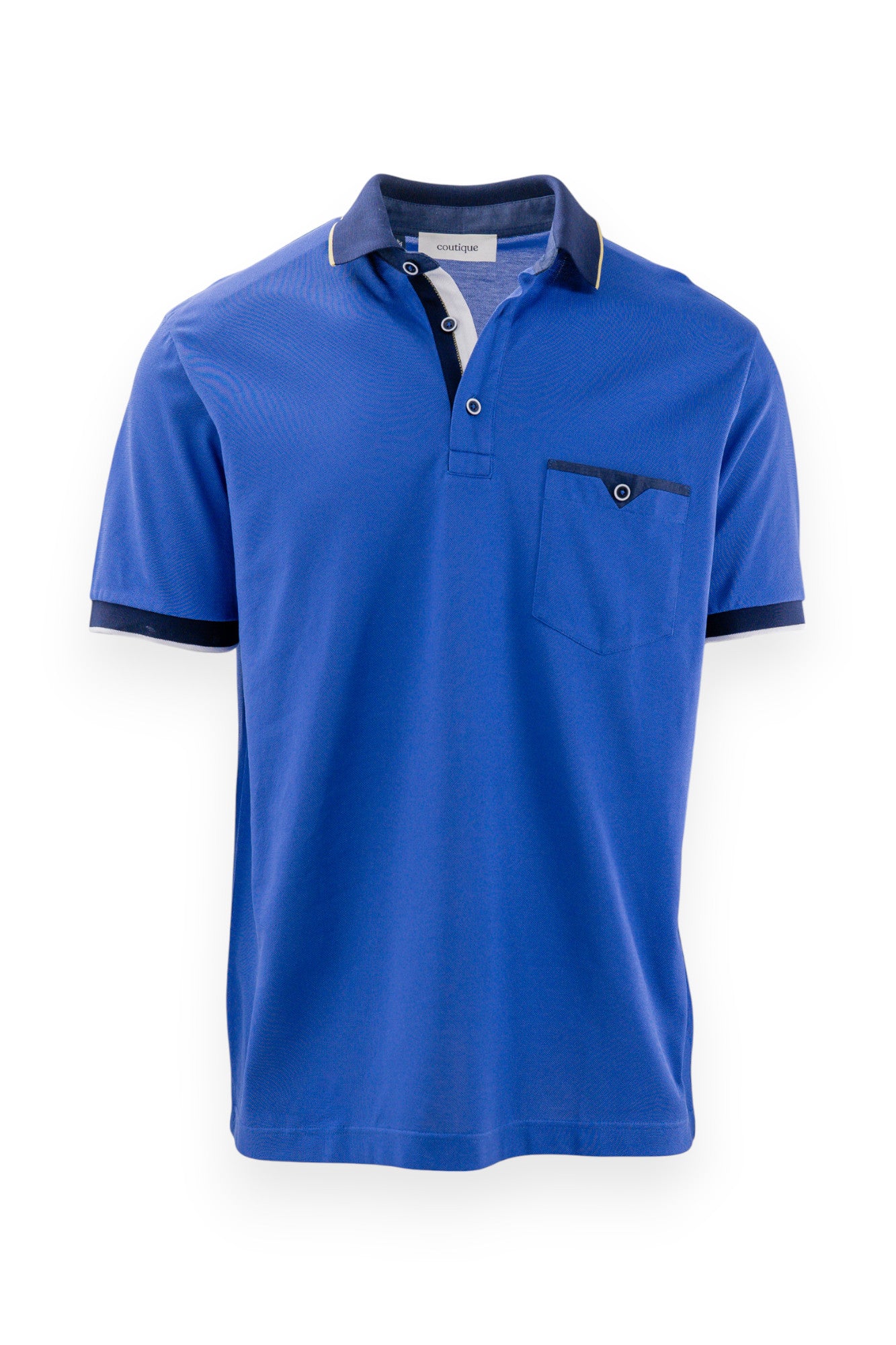 Polo in filo di Scozia piquet