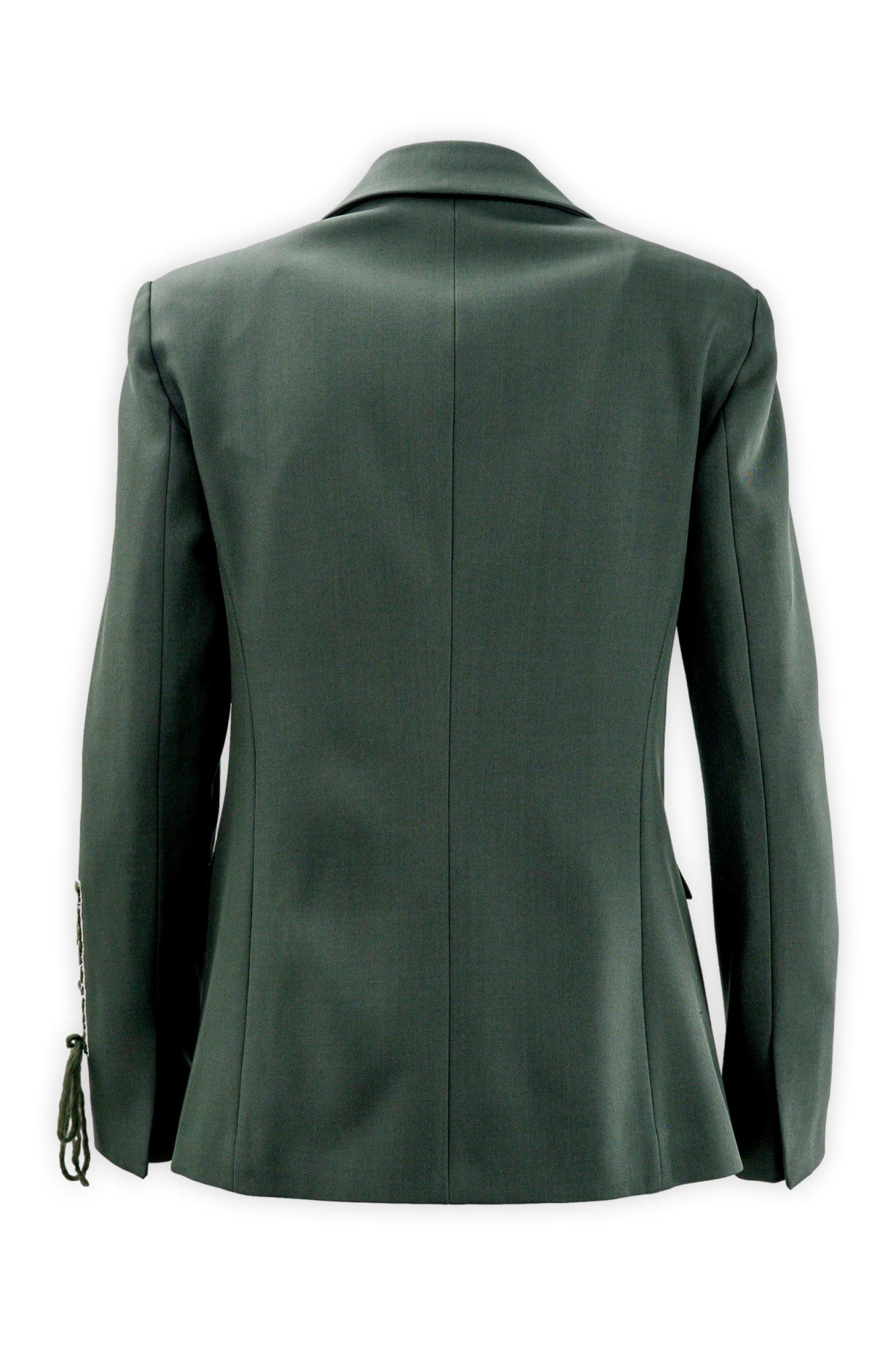 Blazer monopetto foderato con ricamo manica