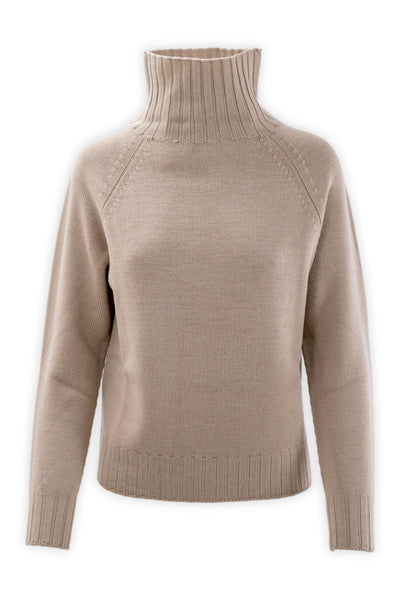 Pure merino wool crater collar