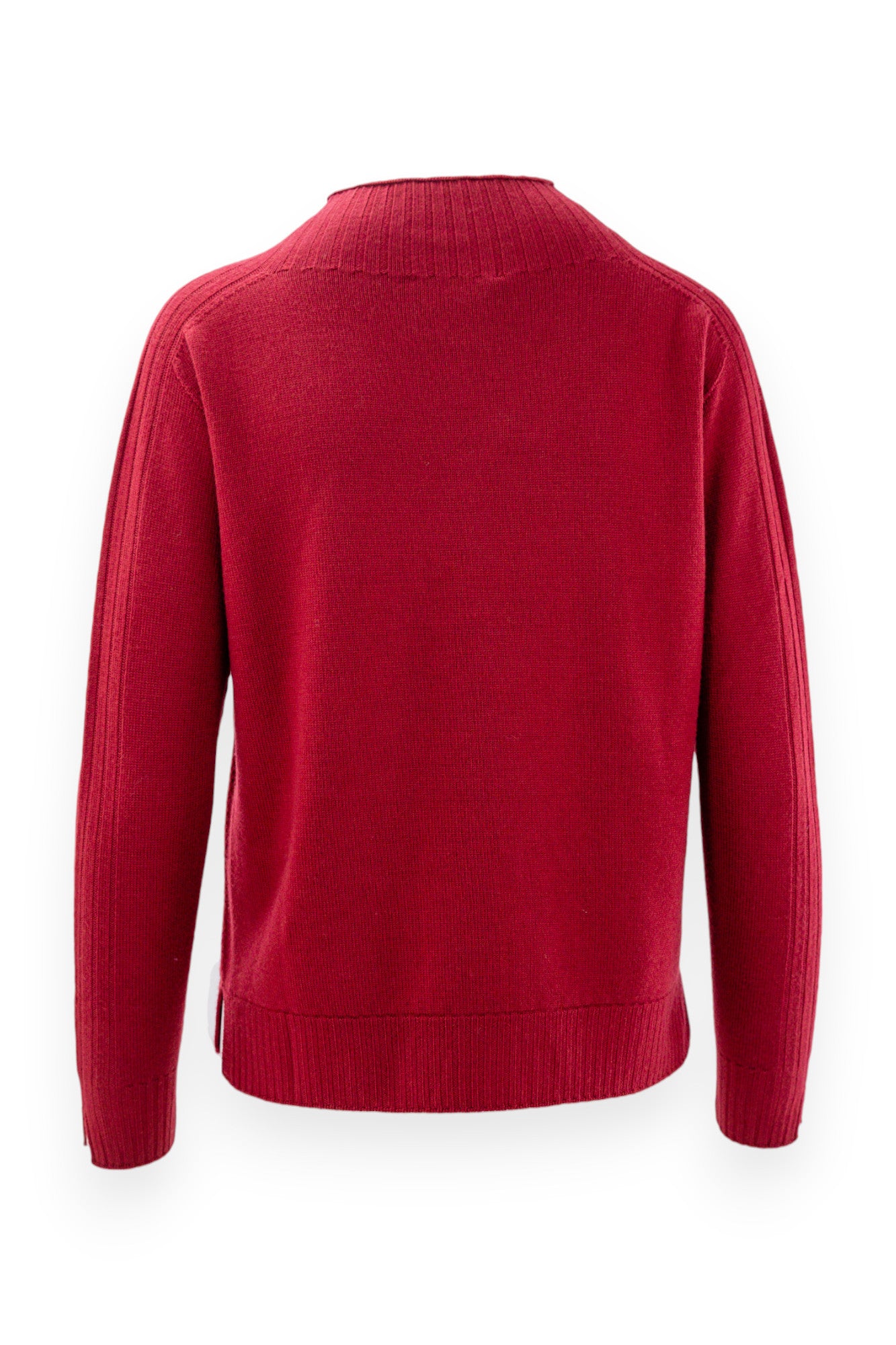 Maglia con collo a lupetto in pura lana