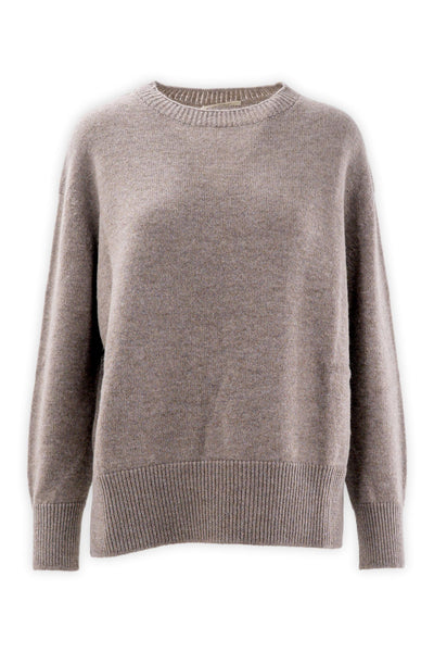 Crewneck in soft wool and cashmere