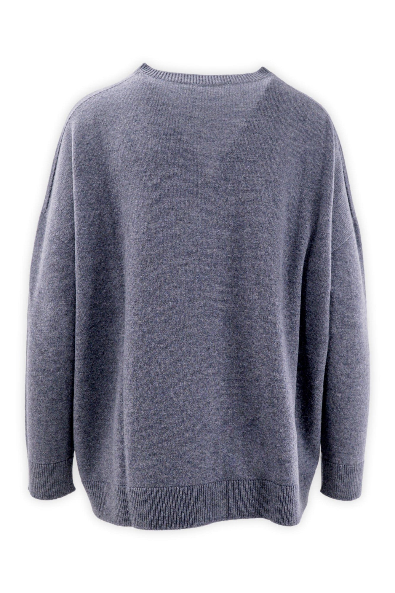 Girocollo over in lana e cashmere