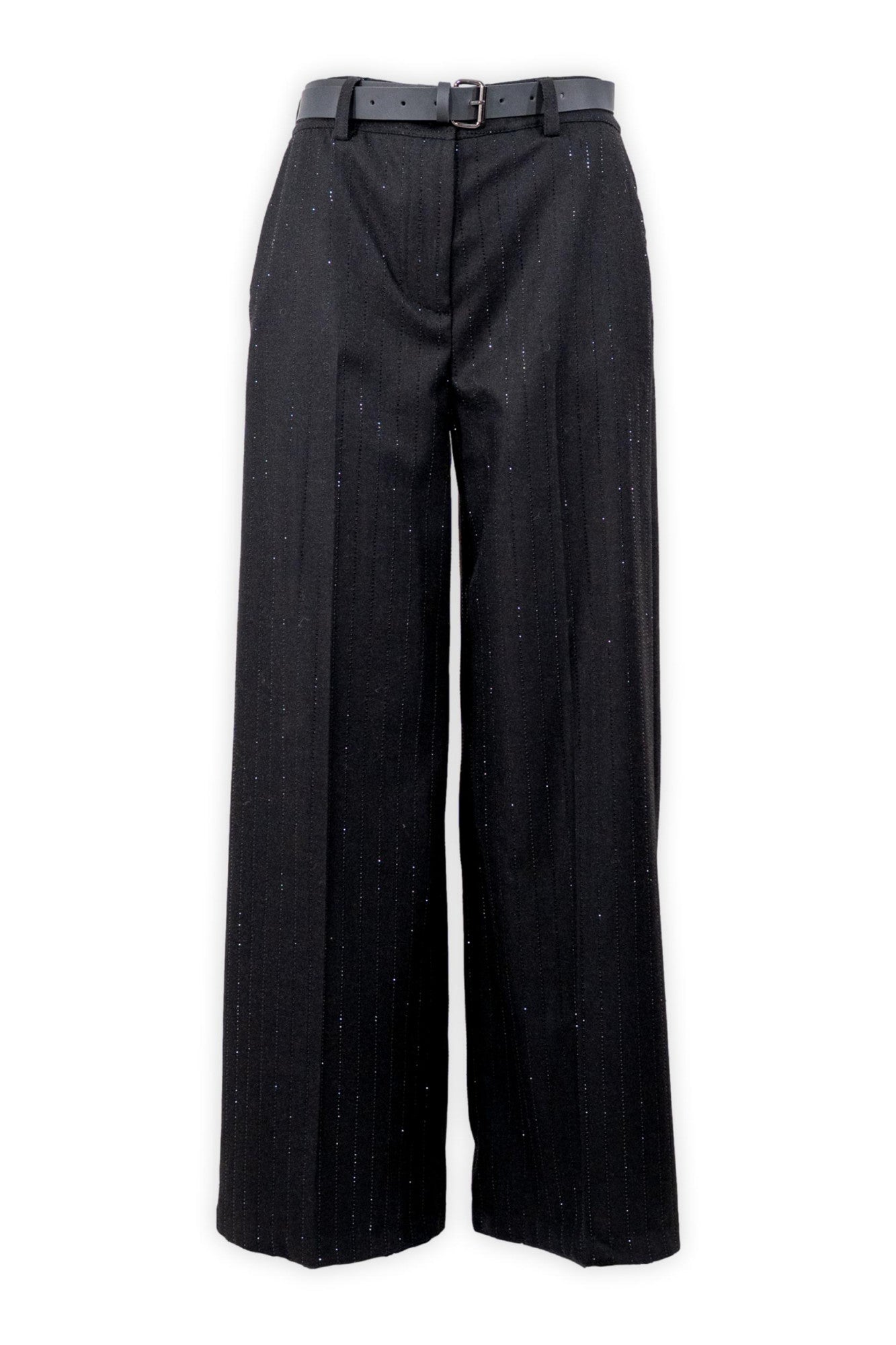 Pantalone palazzo gessatura in lurex