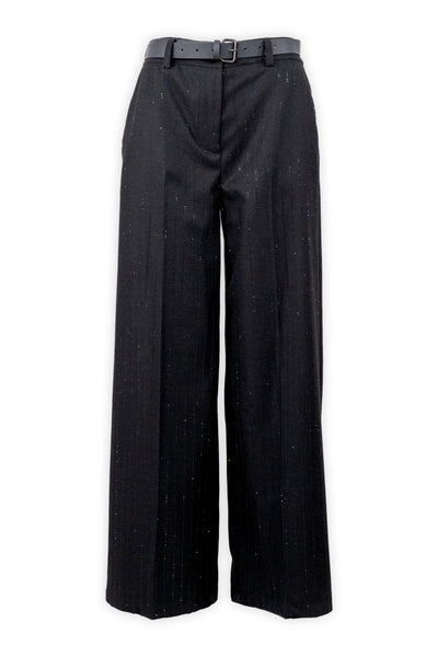 Pantalone palazzo gessatura in lurex