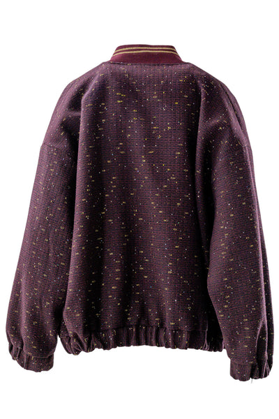 Elegant Sequin Bomber Jacket