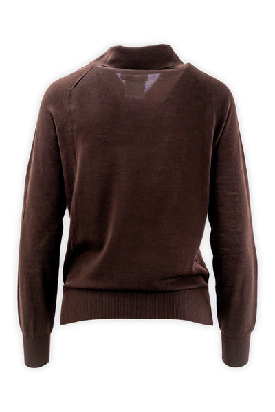 Pure wool polo shirt