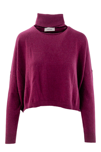 Turtleneck with Cut Out