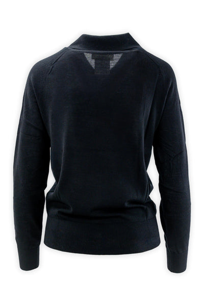 Pure wool polo shirt