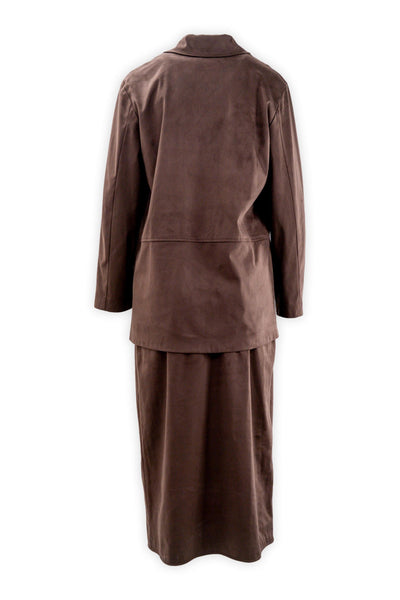 Alcantara jacket with pockets