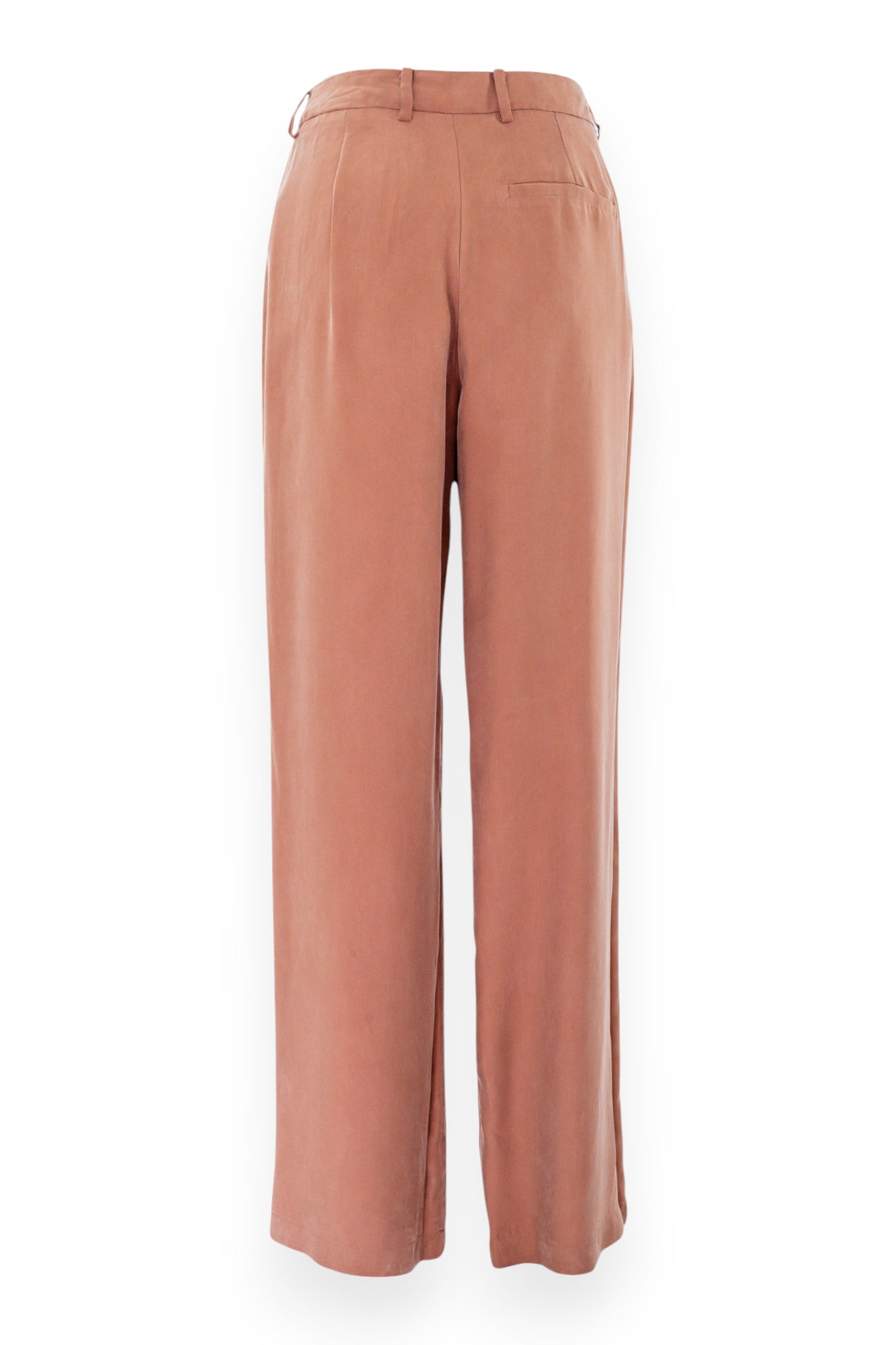 Pantalone a palazzo con dettagli sartoriali