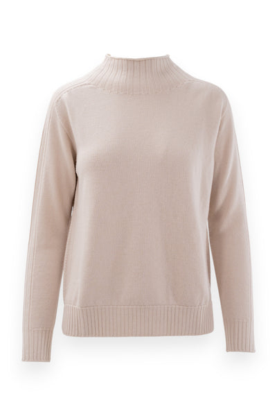 Pure wool turtleneck sweater