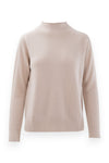 Maglia con collo a lupetto in pura lana