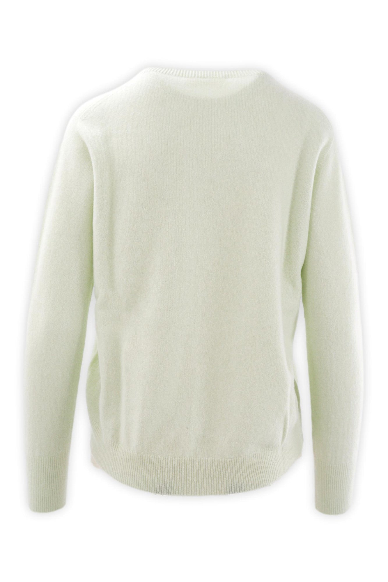Girocollo in puro cashmere con linea asciutta