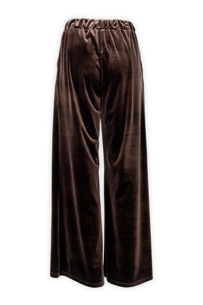 Pantalone palazzo in ciniglia