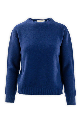 Maglia girocollo in lavorazione riso