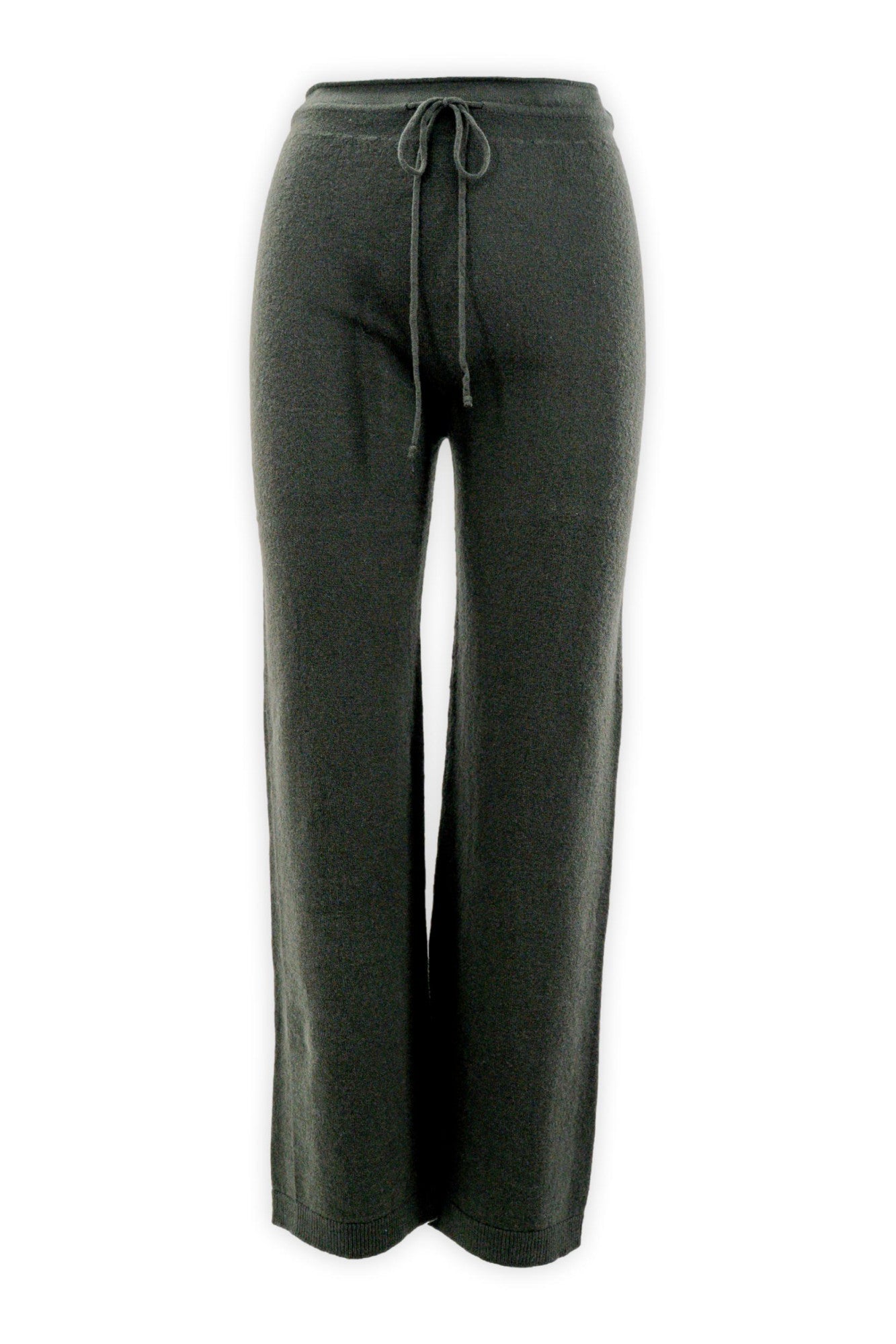 Pantalone palazzo con elastico e cordino