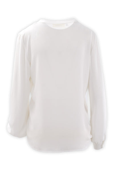 Elegant shirt with jabot