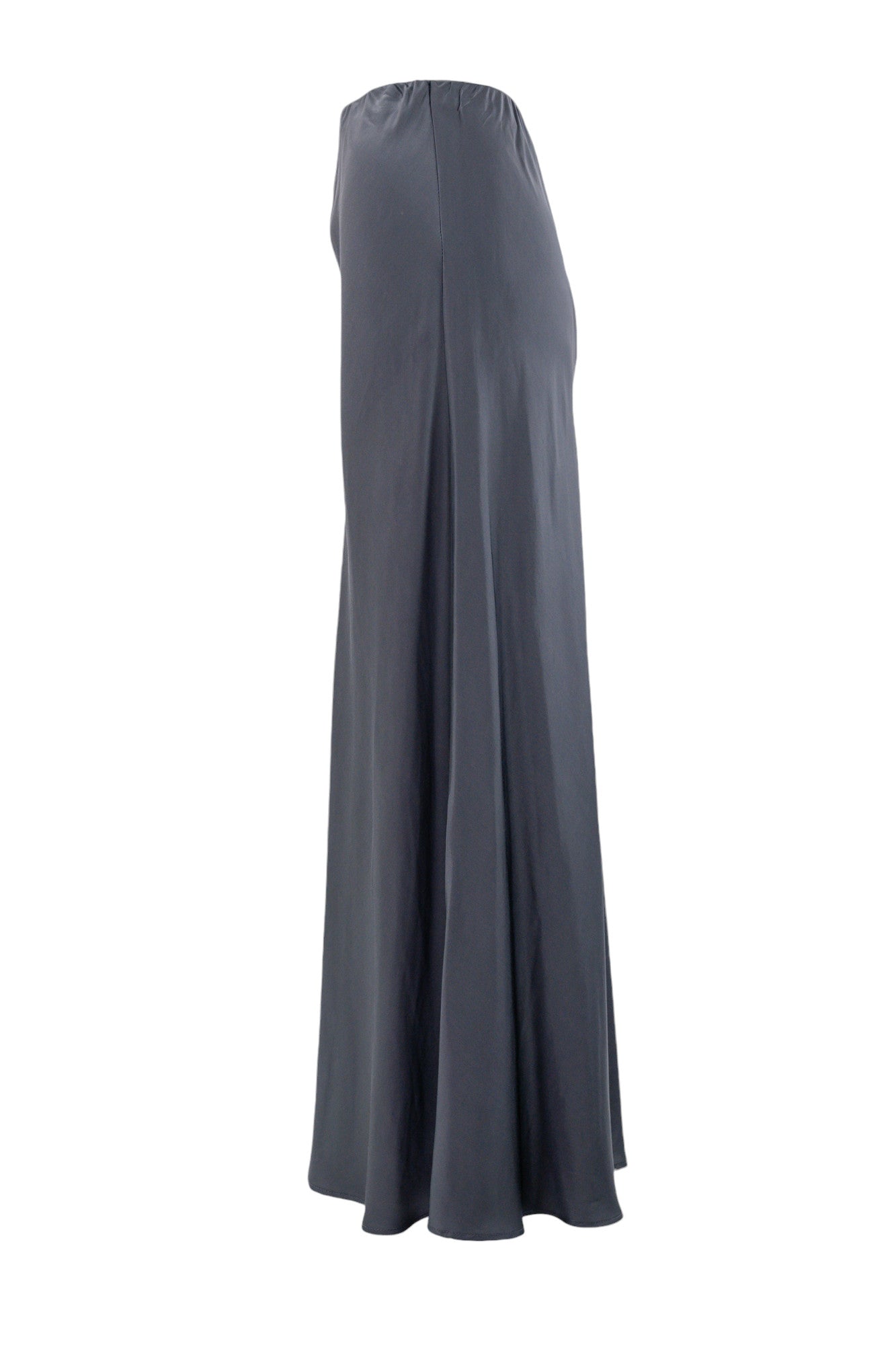 Long skirt in satin viscose