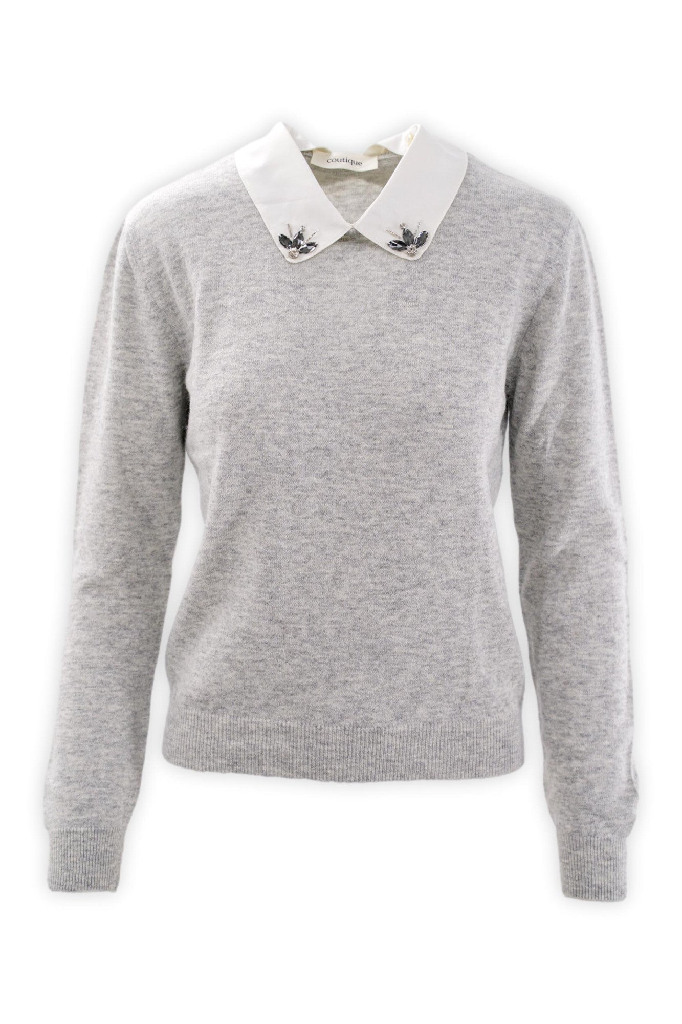 Maglia in calda lana realizzata con collo a giro ed originale