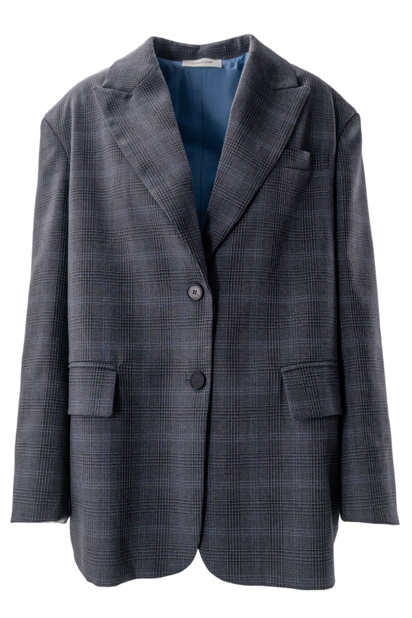 Blazer principe di Galles monopetto