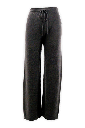 Pantalone palazzo con elastico e cordino