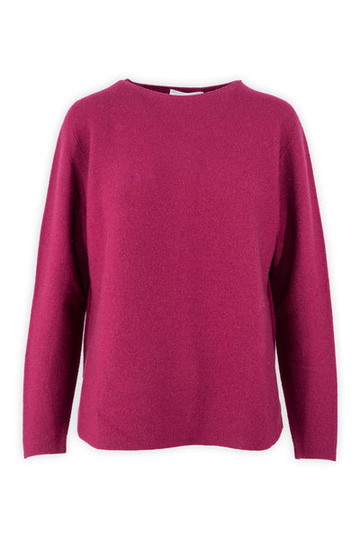 Asymmetric Links Crewneck Sweater
