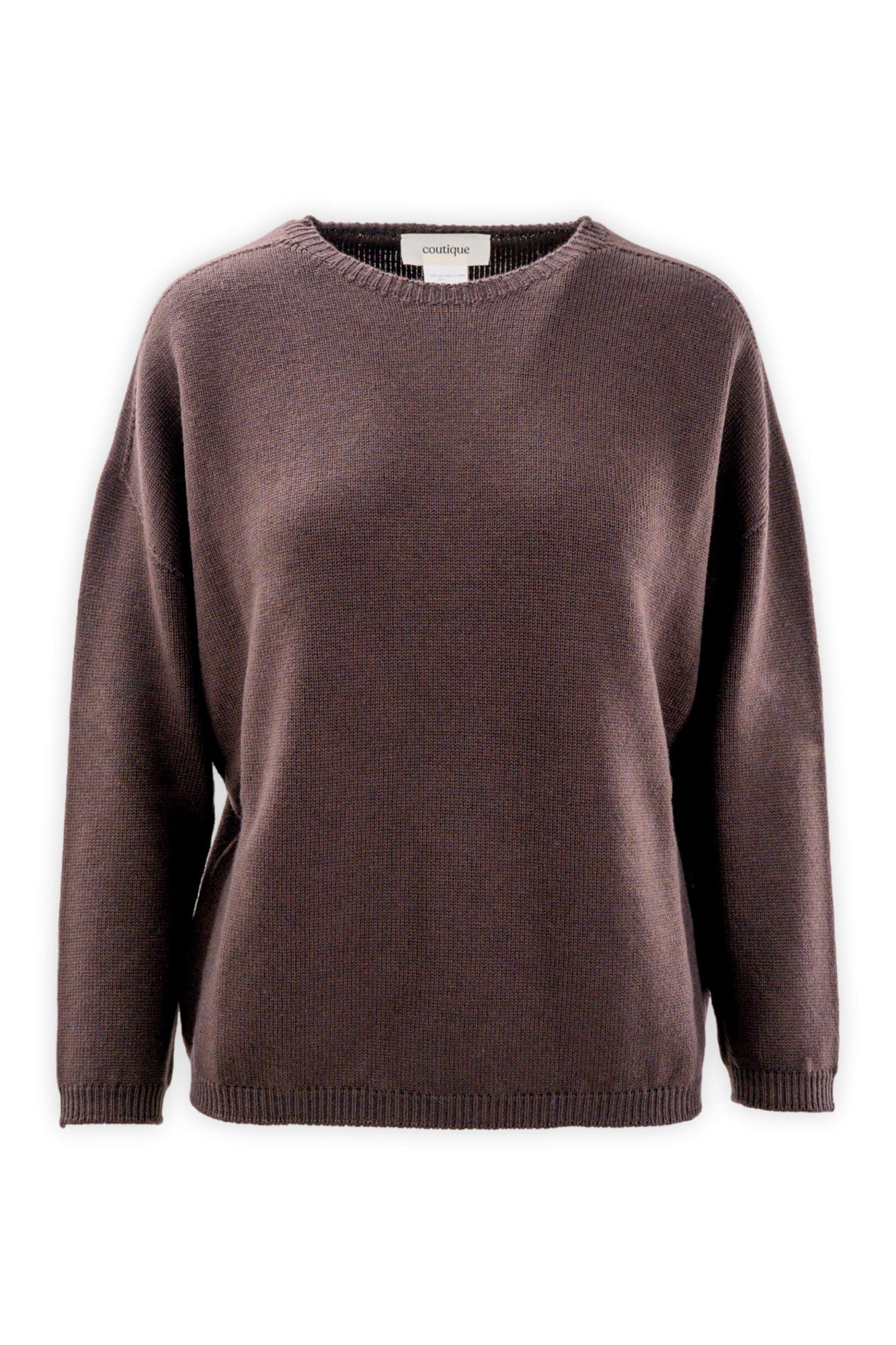 Maglia girocollo in pura lana
