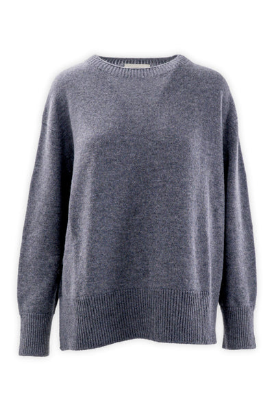 Crewneck in soft wool and cashmere