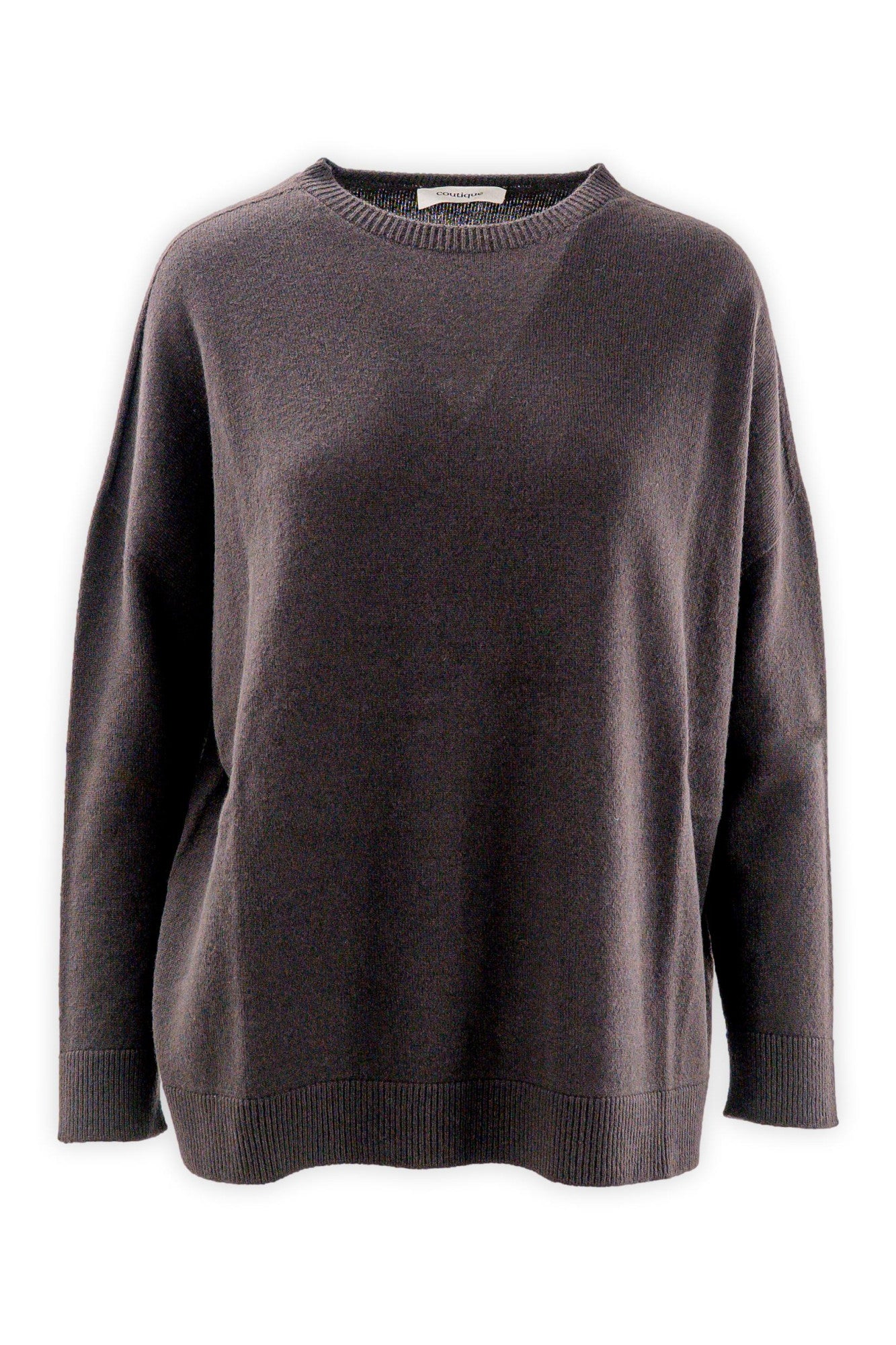 Girocollo over in lana e cashmere