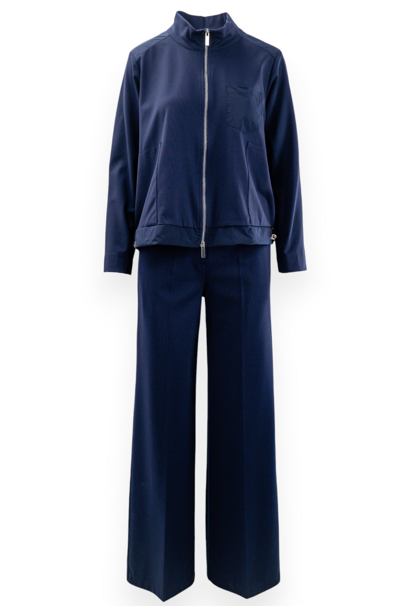 Felpa zip elegante in punto Milano