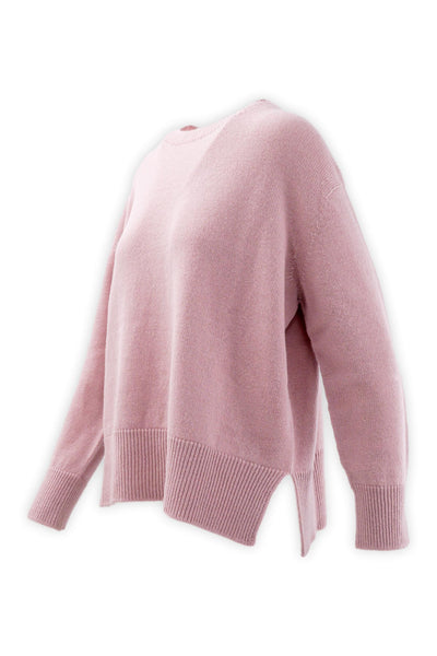 Crewneck in soft wool and cashmere